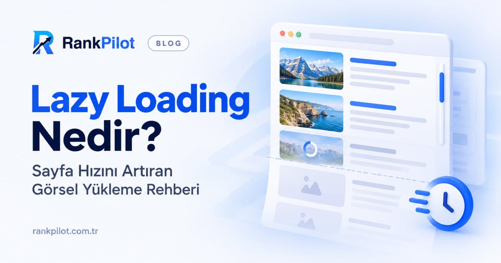 Lazy Loading Nedir? Sayfa Hızını Artıran Görsel Yükleme Rehberi